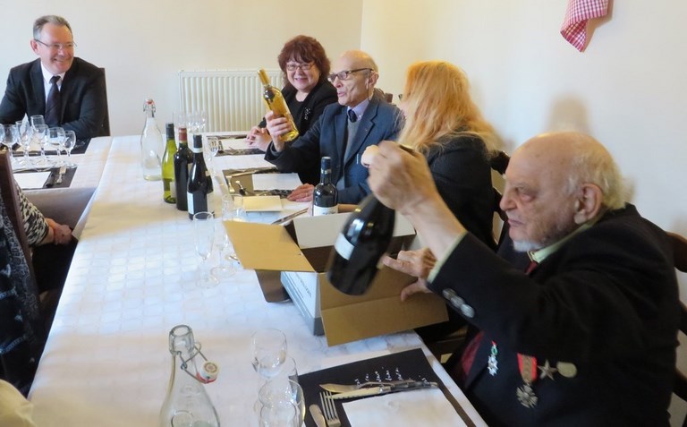 Michel Odeau, Arlette Chaligné, Philippe Richer, Anne-Marie de Grazia, Alfred de Grazia