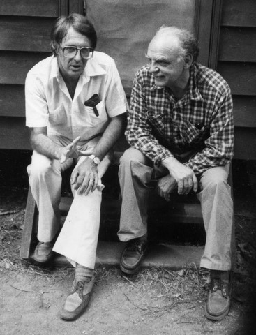 earl milton and alfred de grazia, 1984, lake kashagawigamog, ontario